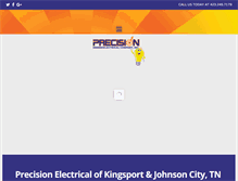 Tablet Screenshot of precisionelectricalco.com